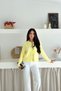 Polo Neck Pocket Detailed Knitwear Cardigan Aw25Hi0022 - 2