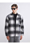Ozmarka New Season Comfortable Fit Plaid Wool Blend Men's Lumberjack Shirt Jacket