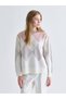 Sparkling Choices from Shining Store Zero Roba Collar Diamond Embroidered Women's Knitwear Sweater