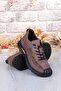 1040 Comfortable Rubber Laced Rubber Sole Nubuck Genuine Leather Men's Shoes - 5