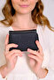 Original Women's 6 Card Compartments Zippered and Snap Closure Luxury Design Wallet Shopper - 6