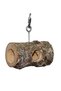 Bird and Rodent Toy – 10 cm Natural Wooden Tunnel, for Play and Hiding - 2