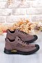 1040 Comfortable Rubber Laced Rubber Sole Nubuck Genuine Leather Men's Shoes - 2