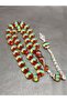 Red Green Color Sphere Cut Special Vermilion Powder Amber Prayer Beads - 3