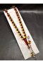 Red Green Color Sphere Cut Special Vermilion Powder Amber Prayer Beads