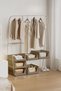 6-Piece Sliding Shelf Organizer – Beige Color Inside-Cabinet Clothing, Accessory Organizer Mit1260 - 7