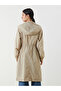 Lcw Modest Women's Hooded Plain Raincoat - 5