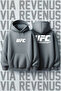 سويت شيرت بغطاء للرأس مطبوع من الأمام والخلف من UFC
