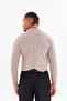 Men's Half Zip Polo Neck Knit Sweater - 4