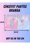 Girl or Boy Gender Themed Custom Gender Banner Backdrop 60X100 Vinyl Tarpaulin Banner Decoration - 4