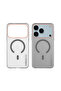 Apple iPhone 17 Pro 5G 2025 Syndee Series Hybrid Translucent Magsafe Case Cover - 2