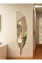 - Acrylic Leaf Mirror Wall Decor – Mounted Mirror – Modern Teardrop Leaf Design, - 2