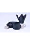 Woven Handkerchief Tie for Men Black Green - 3
