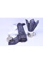 Woven Handkerchief Tie for Men in Gray