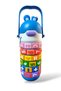 Colorful Numbers and Shapes Educational Water Bottle – Steel Water Bottle / Flask for Children with Carrying Strap 430ml