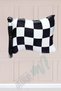 Checkered Flag Foil Balloon Race Theme Birthday Balloon