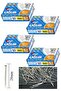 Bulk Needle 20 Gr 28 mm 4 Packs Approx. 600 Pieces Nickel Plated Bulk Needle Wedding Engagement Jewelry Needle School