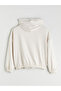 Hooded Oversize Women's Zippered Sweatshirt - 2