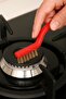 3-Piece Detail Cleaning Brush Set Copper Steel Plastic Wire Stove Tile Rim Cleaning Brush - 2