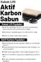 Activated Carbon Extract Pumpkin Fiber Soap 100% Natural Special Handmade Exfoliating Skin Cleansing Soap - 7