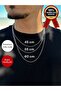 Arpa Model Premium Imported 316L Steel Chain Necklace – Tarnish-Resistant Stainless – Comes with Box