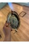 Esterhomedecor Metal Gold Oval Tray-Dessert Tray-Chocolate Tray 28*14cm Queen Anne - 7