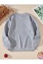 Unisex Trend Oversize Sweatshirt with Artistic Clock Print Design - 2
