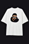 Drake Printed Oversize White T-Shirt