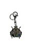 Gray Stone Sparkling Ladybug Keychain - 3