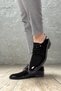 Patent Leather Shoes Daily Orthopedic Full Black Non-Slip Sole Bride's Classic Shoes - 5