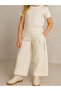 Girls' Wide-Leg Pants with Bow Detail - 4
