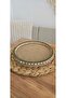 Handmade Natural Wooden Beaded – 25 cm Makeup-Bathroom Organizer-Presentation Tray - 3