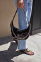 Jade Women's Black Sequin Crossbody Imported Shoulder Bag - 2