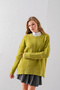 Crew Neck Oversize Boucle Knit Sweater - Comfortable and Stylish |   Quality Knitwear |   Trend Sweater - 6