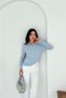Polo Neck Half Placket Buttoned Hair Braided Knitwear Sweater Aw25Kz0022 - 4
