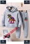 Children's Unisex "Dinosaur Colorful Single Piece" Custom Printed Hooded Tracksuit Set
