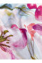 Lilac Floral Patterned Women's Shawl (W5) - 3