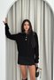Half-Button Oversized Turn-Down Collar Knit Sweater Aw25Kz0024 - 2