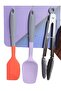 Core 3-Piece Mini Silicone Utensils Set – Spatula, Spoon, Brush, Heat-Resistant Nonstick Safe - 2