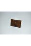 Envelope Style Snap Fastener Genuine Leather Mini Card Holder Wallet – Men & Women