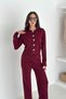 Large Rose Button-Detail Knit Top and Bottom Set AW25AU0001 - 6