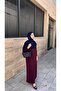 508 Knitwear Dress Burgundy