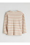 Crew Neck Striped Boy T-Shirt - 4