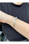 Cross Sparkle Non-Tarnish Steel Stone Bracelet - 3