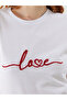 Lcw Crew Neck Embroidered Women's T-Shirt - 3