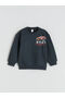 Crew Neck Printed Boys' Sweatshirt - 2