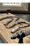 Spiritual Energy Necklace |   Lavrakist Natural Stone Tipped Masculine Design - 5