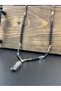 Spiritual Energy Necklace |   Lavrakist Natural Stone Tipped Masculine Design - 8