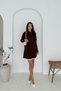 Hair Braid Detailed Polo Neck Knitwear Bottom Top Set Aw25Au0004