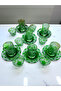 Cut Crystal Glass Tea and Mirra Set - Arabic Coffee Set Tea Set 18 Pieces for 6 People - 2